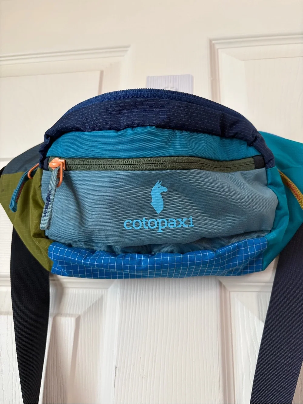 Cotopaxi Teal & Navy Del Día Sling Pack 3L Kapai Waist Bag - Picture 2 of 5